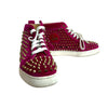 Spikes Orlato Mid Top Sneakers Velvet Size 37.5