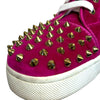 Spikes Orlato Mid Top Sneakers Velvet Size 37.5