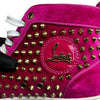 Spikes Orlato Mid Top Sneakers Velvet Size 37.5