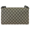 Dionysus Small GG Supreme Monogram Shoulder Taupe RHW