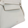 Belt Bag Mini Grained Calfskin White GHW