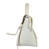 Belt Bag Mini Grained Calfskin White GHW