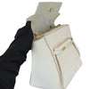 Belt Bag Mini Grained Calfskin White GHW