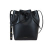 Vegetable Tanned Mini Bucket Bag Calfskin Black