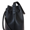 Vegetable Tanned Mini Bucket Bag Calfskin Black