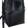 Vegetable Tanned Mini Bucket Bag Calfskin Black