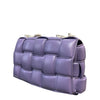 Padded Chain Cassette Crossbody Lambskin Purple SHW