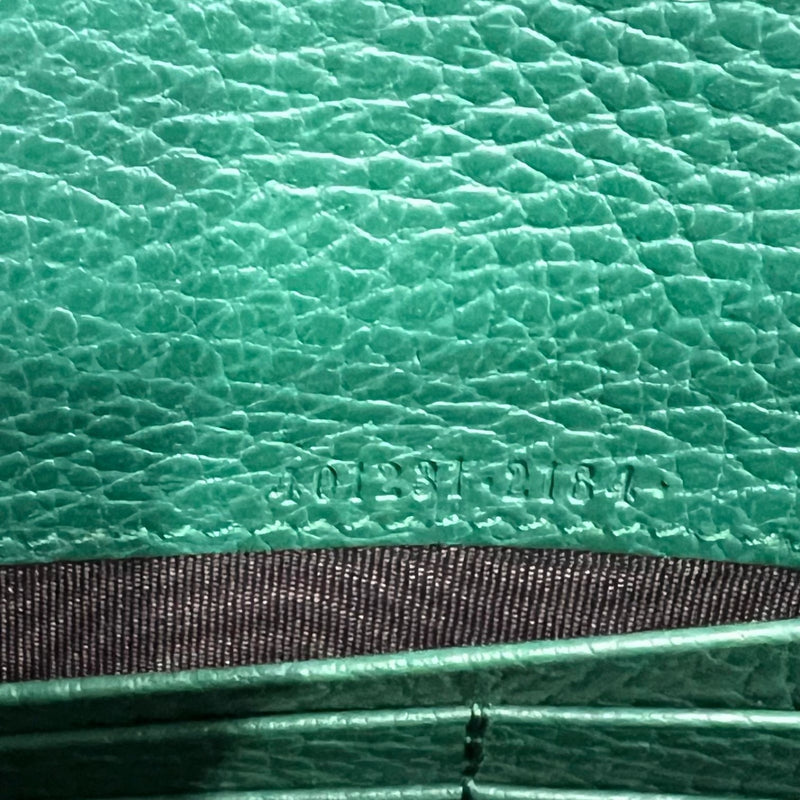 Dionysus Chain Wallet Calfskin Mini Green MHW