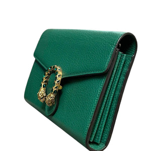 Dionysus Chain Wallet Calfskin Mini Green MHW