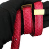 Classic Box Flap Medium Python Red GHW