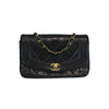 Lock Frame Vanity Clutch Mini Metal Lambskin Black GHW