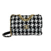 Lock Frame Vanity Clutch Mini Metal Lambskin Black GHW