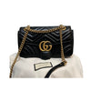 Pearl Bracelet Clutch with Chain Lambskin Black GHW