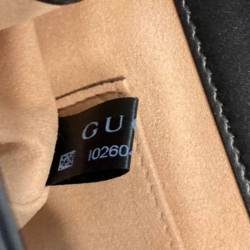 Padlock Shoulder Bag Small Guccissima Black GHW