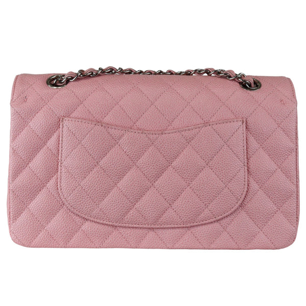 flap bag medium 25 pink caviar shw