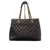 Jumbo Double Flap Caviar Quilted Black SHW