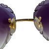 Heart Sunglasses Purple GHW