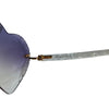 Heart Sunglasses Purple GHW