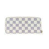 Clemence Wallet Damier Azure Canvas White GHW