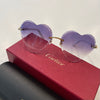 Heart Sunglasses Purple GHW