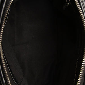 Plaid Wool Handbag Black