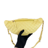 Quilted Calfskin Yellow Belt Bag GHW