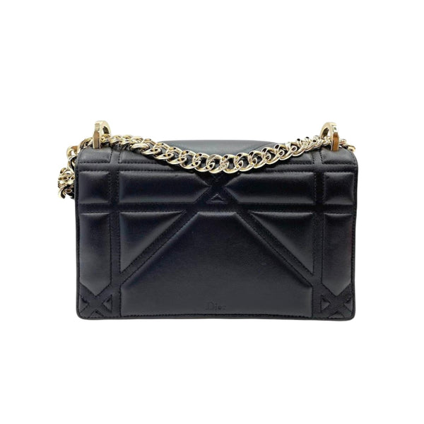 Christian Dior Medium Diorama Lambskin Black GHW Bag Religion
