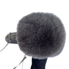 Monogram Fur Unisex Ear Muffs Grey