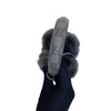 Monogram Fur Unisex Ear Muffs Grey