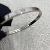 Love Bracelet Small Model White Gold Size 15