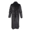 Mink Fur Coat Long in Black M