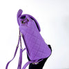 Filigree Backpack Caviar Black Purple GHW