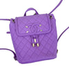 Filigree Backpack Caviar Black Purple GHW