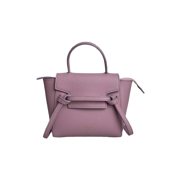 Celine nano online belt antique rose