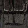 Mink Fur Coat Long in Black M