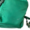 Tessuto Nylon Double Pocket Backpack Green