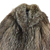 Fox Fur Coat in Brown M