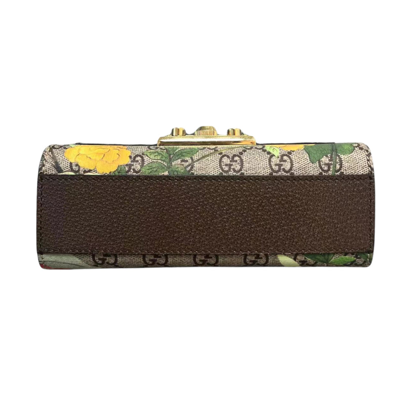 Small Padlock Shoulder GG Supreme Monogram Tian Beige Multicolor
