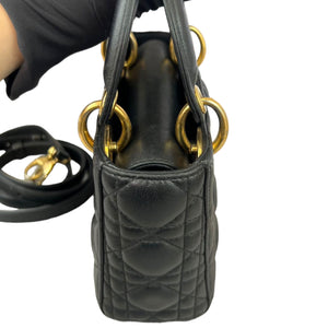 Mini Lady Dior Black GHW