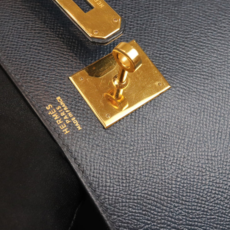 Hermes Birkin Bag Epsom Leather Gold Hardware In Light Blue