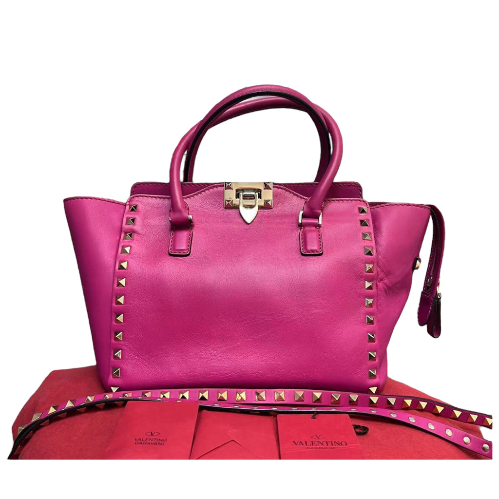 Rockstud Tote Pink GHW