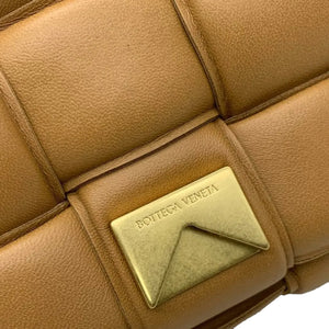 Nappa Maxi Intrecciato Padded Cassette Caramel GHW