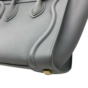 Micro Luggage Drummed Calfskin Grey GHW