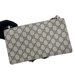 Dionysus Small Shoulder GG Supreme Monogram Taupe RHW