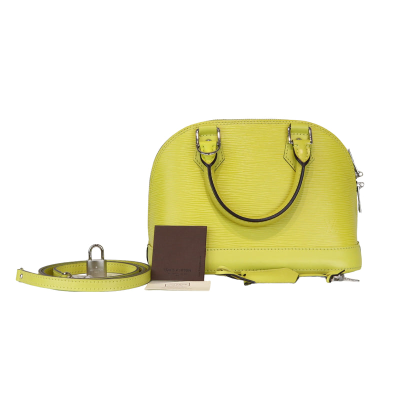 Louis Vuitton Citron Epi Leather Monceau BB Bag