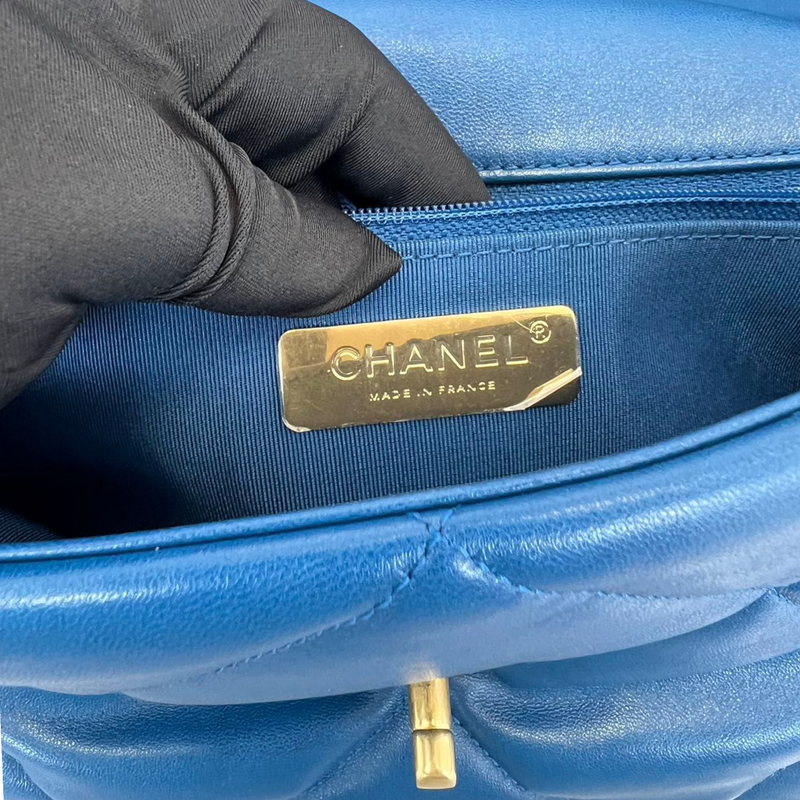 Chanel Mini Square 19B Blue