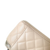 Vanity Case With Chain Small Caviar Quilted Light Beige LGHW