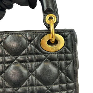 Mini Lady Dior Black GHW