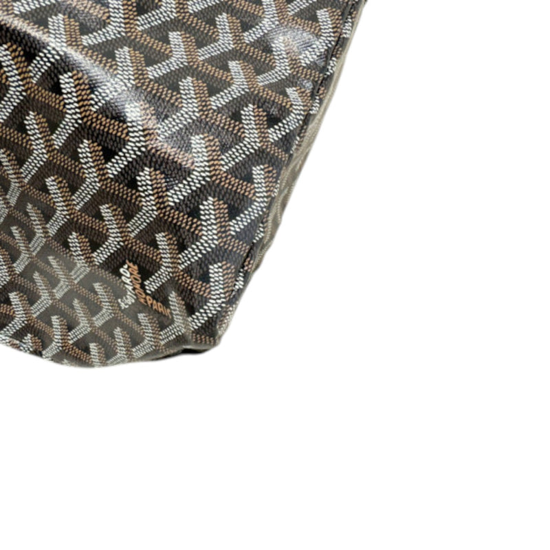 Saint Louis PM Goyardine Coated Canvas Brown