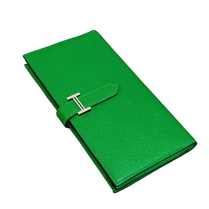 Bearn Long Wallet Green Epsom PHW